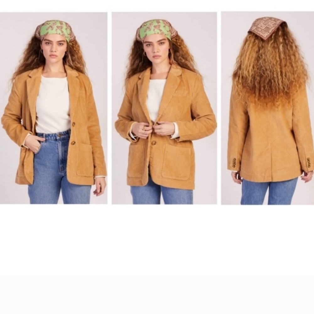 Levi's Vintage Inspired Corduroy Blazer In Iced Coffee Size Xs View 6
